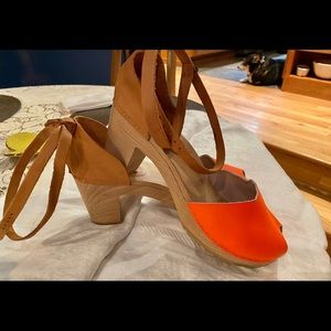 BRYR leather open toe custom sandal clog